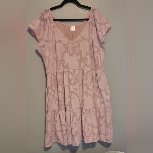 Siren Lily Pink Floral Dress - Picture 1 of 6